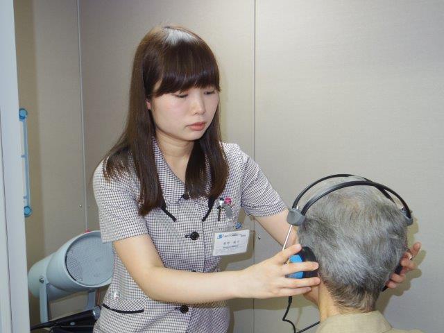 聴力測定室の様子